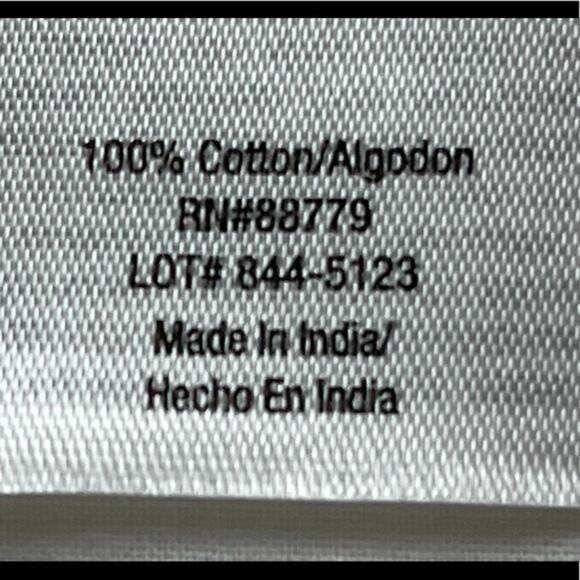 a.n.a. White Tan Pure Cotton w/Sequins Cottage Boho Circle Skirt Size 6 - Picture 7 of 9